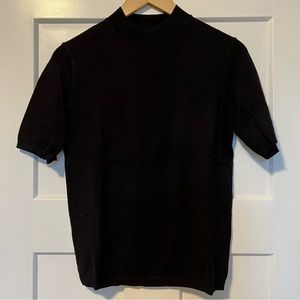 H&M lightweight black turtleneck sweater top